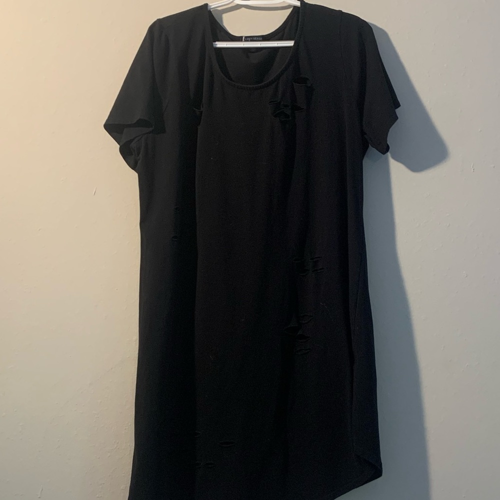 Curvy sense cut out dress